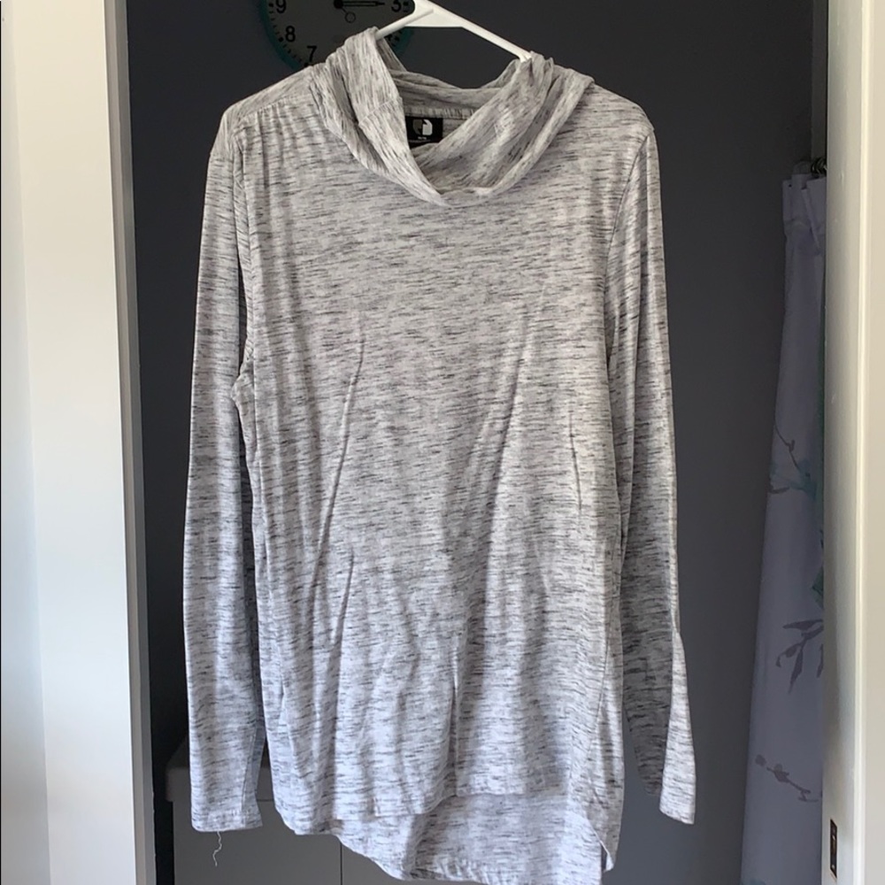 Men’s cowel neck cardigan/sweater-size medium